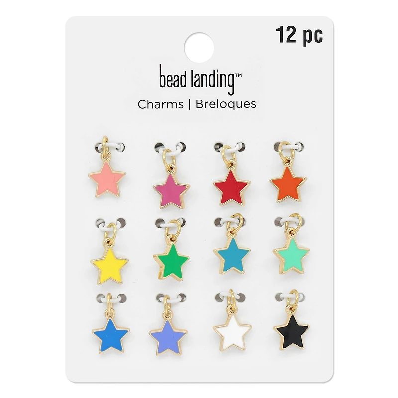 Enamel Stars Charm Mix by Bead Landing™