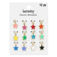 Enamel Stars Charm Mix by Bead Landing™