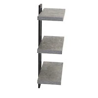 Household Essentials Jamestown 3-Tier Wall Shelf