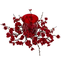 6.5" Plum Blossom Candelabrum Floral Arrangement