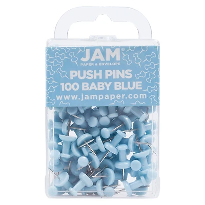 JAM Paper Colorful Standard Push Pins
