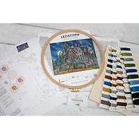 Letistitch Decorating the Haunted House Counted Cross Stitch Kit