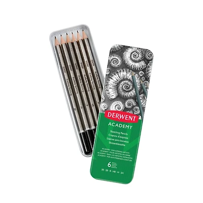 Derwent® Academy Sketching 6 Pencil Tin Set