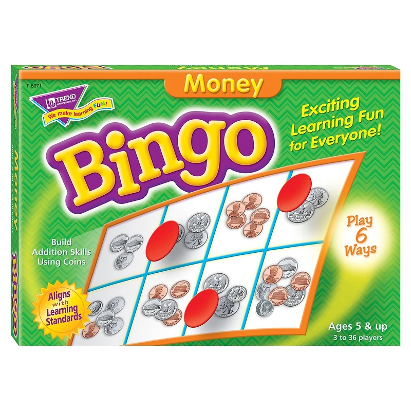 Trend Enterprises® Money Bingo
