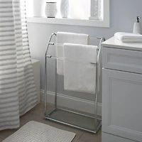 Organize It All Freestanding Acrylic Towel Rack