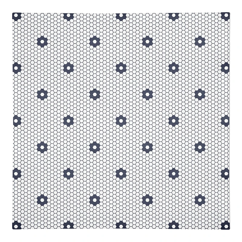 Floral Tile Pattern 10" x 10"  Cotton Twill Napkin