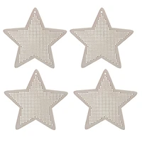 4" Star Cross Stitch Wood Canvas, 4ct. by Loops & Threads®