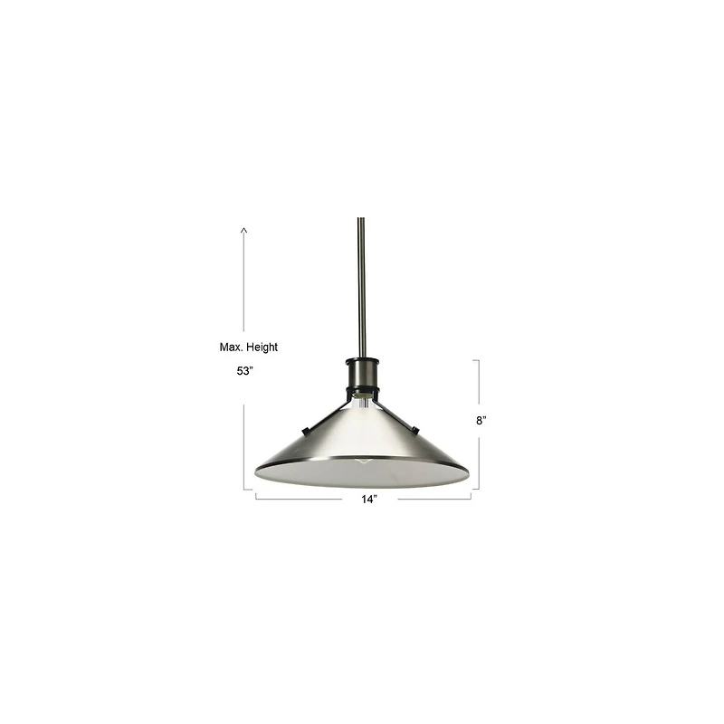 Hello Honey® 4.4ft. Metal Ceiling Light