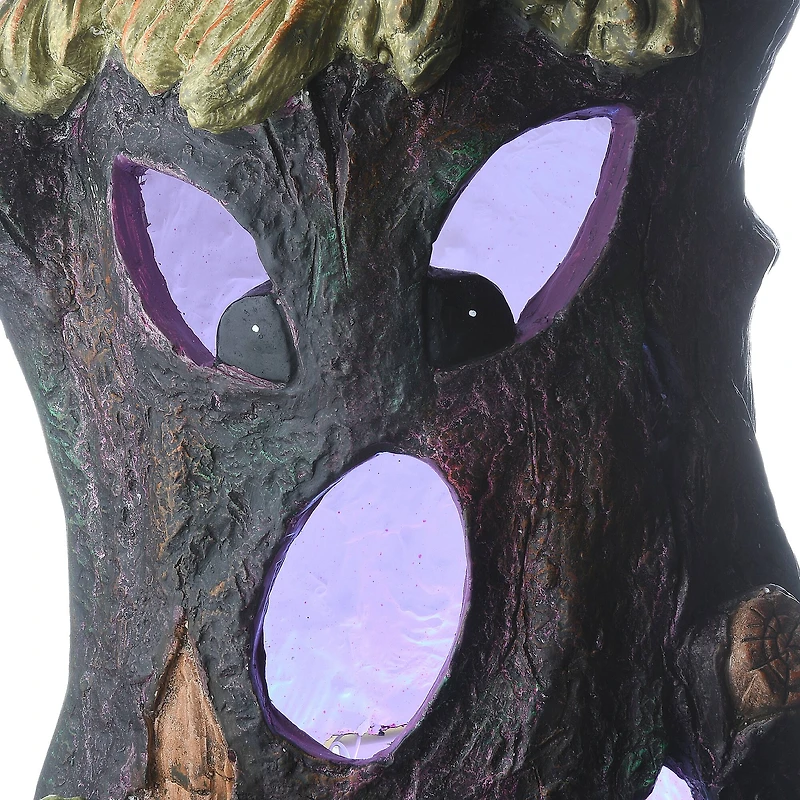 18" LED Haunted Tree Trunk