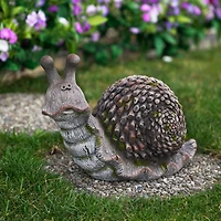 15" Slowpoke Snail Outdoor Garden Statue
