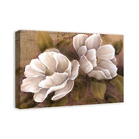 Traditional Magnolias 24" x 16" Canvas Wall Art