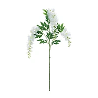 White Wisteria Spray
