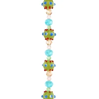 12 Packs: 6 ct. (72 total) Green Lampwork Glass Bumpy Round Beads by Bead Landing™