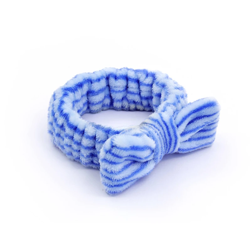 Assorted Next Chapter Striped Velvet Spa Headband, 1pc. by Fab Finds