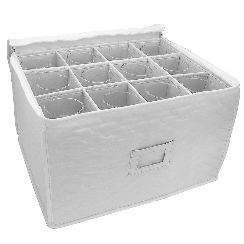 15" Sorbus Deluxe Stemware Storage Chest