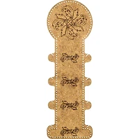 Wonderland Crafts Floral Embroidery Blank Wood Organizer