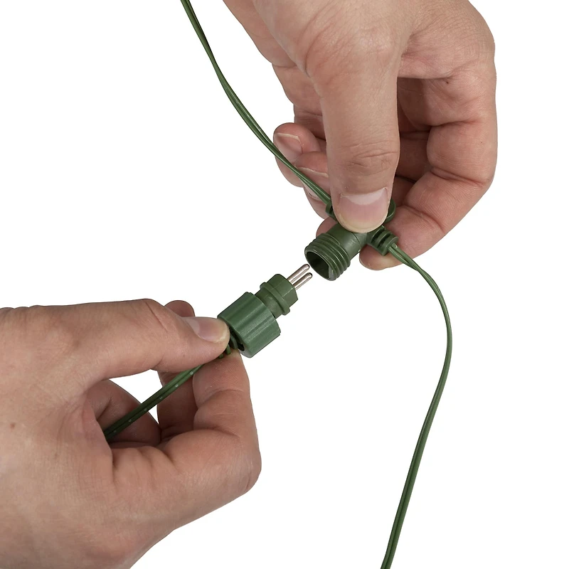 6ft. Pre-Lit Green Fir Artificial Christmas Tree with Warm White LED Lights