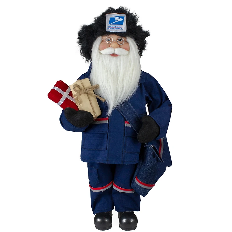 17" United States Postal Service Standing Santa Claus Figurine