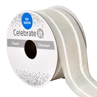 1.5" x 3yd. Wired Striped Ribbon by Celebrate It™