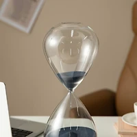 Glitzhome® 15" Oversized Double-Layered Hourglass With Blue Sand