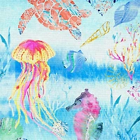 Fabric Editions Sea Critters Cotton Fabric