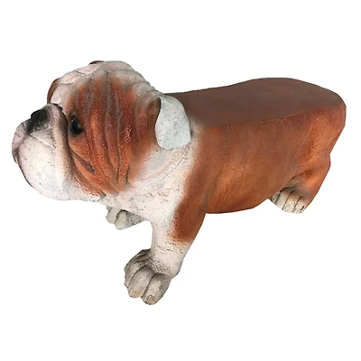 Santa's Workshop 31" Bulldog Bench