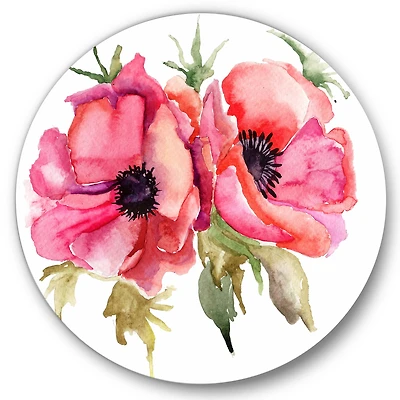 Designart - Stylized Poppy Flowers