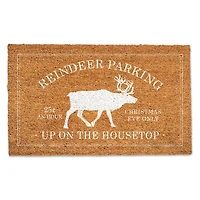 Reindeer Parking 30" x 18" Door Mat