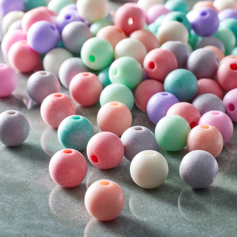 Mixed Sand Craft Beads, 10mm by Bead Landing™