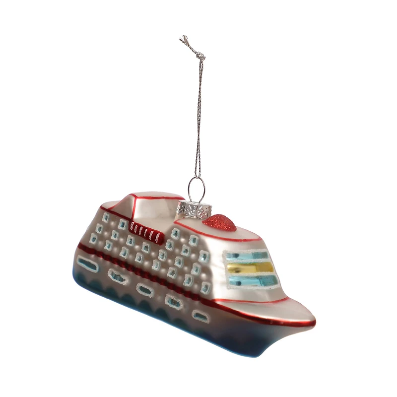5.5" Glass Cruise Ship Ornament by Ashland®