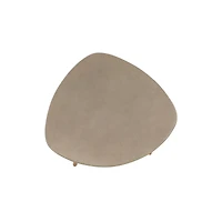 24" Gray Modern Outdoor Accent Table