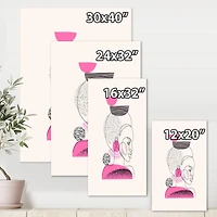 Designart - One Line Portrait of African American Women I