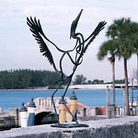 Design Toscano 26" Winged Salute to the Sun Bronze Statue