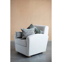 Hello Honey® Gold Metallic Embroidered Cotton Velvet Pillow