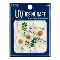 Blue Moon Studio™ UV Resin Craft White Dried Wildflower Mix