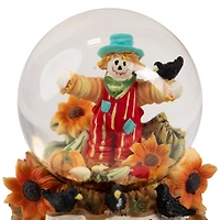 Scarecrow Happy Fall Harvest Snow Globe - 5.5"