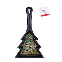 Mini Christmas Tree Cast Iron Pan by Makery™