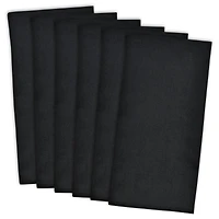 DII® Black Flat Woven Dishtowels, 6ct.