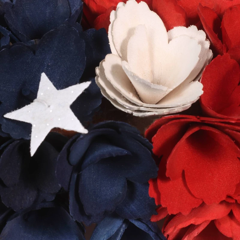 18" Patriotic Square Shape Wreath