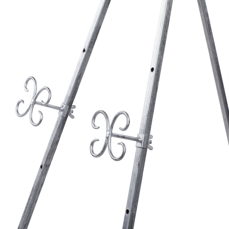 48'' Gray Iron Traditional Easel