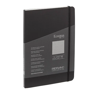 Fabriano® Ecoqua Plus Dotted A5 Fabric-Bound Notebook