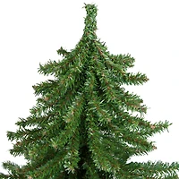 2ft. Unlit Potted Downswept Mini Village Pine Medium Artificial Christmas Tree