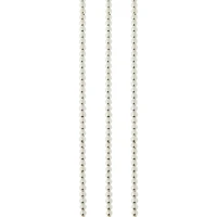 9 Pack: Sterling Silver-Plated Round Beads by Bead Landing