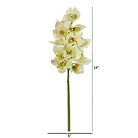 23" Cymbidium Orchid Artificial Flower (Set of 3