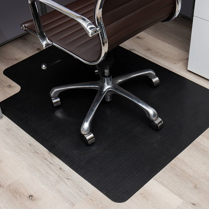 Mind Reader 9-to-5 Collection Black Office Chair Mat, 2ct.