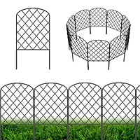 NEX™ Metal Rhombic Pet Guard & Garden Stake Fence