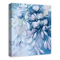 Blue Iris Painting 16" x 20" Canvas Wall Art