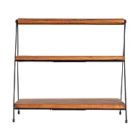  Hello Honey® 2 Tier Acacia Wood Stand