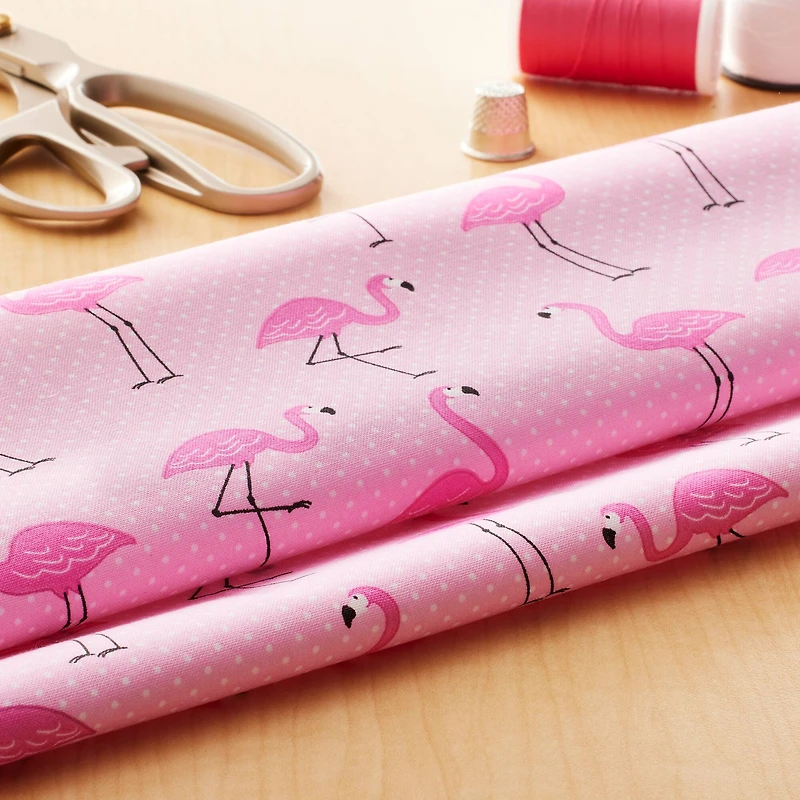Flamingo Fabric By Loops & Threads®