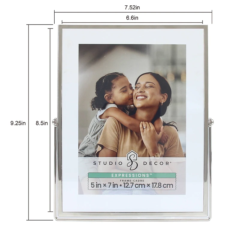 Expressions™ Silver Metal Tabletop Float Frame by Studio Décor